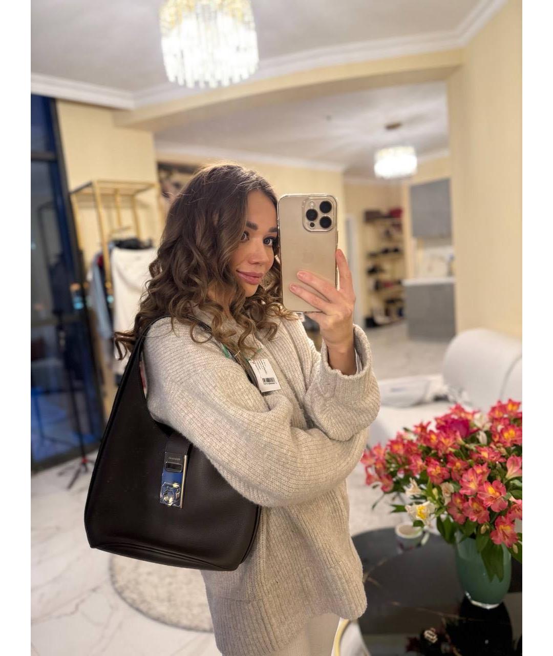 FERRAGAMO Коричневая кожаная сумка через плечо, фото 5