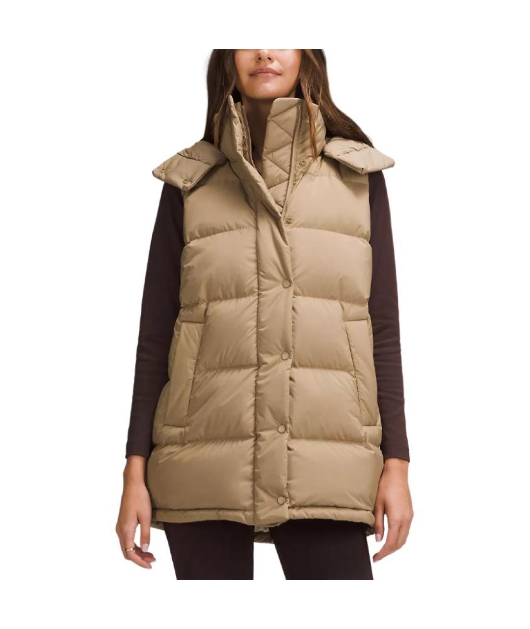 Lululemon Коричневый жилет, фото 3