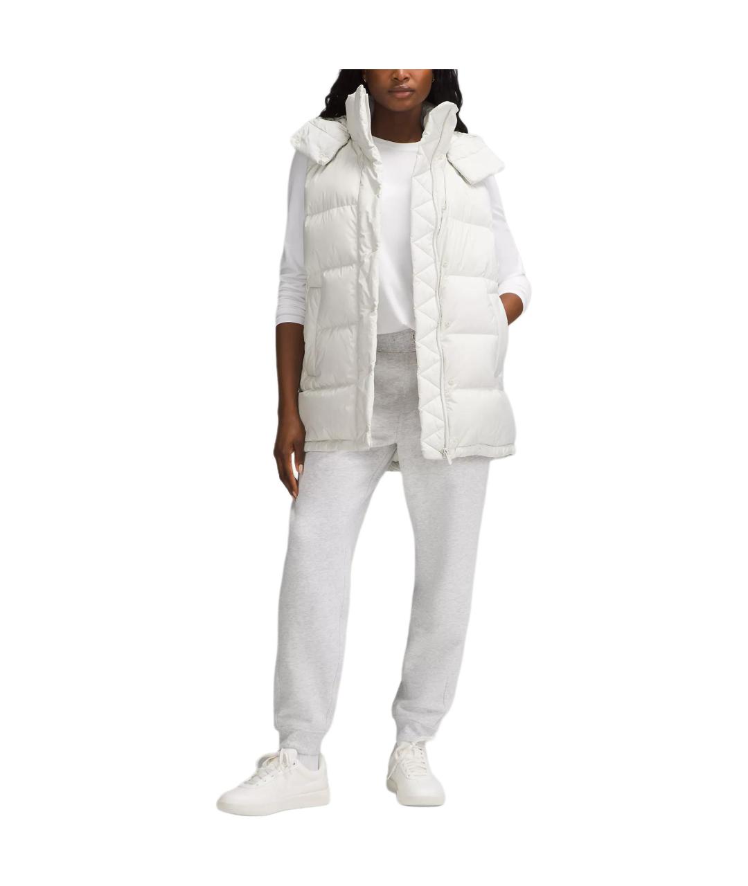 Lululemon Белый жилет, фото 3