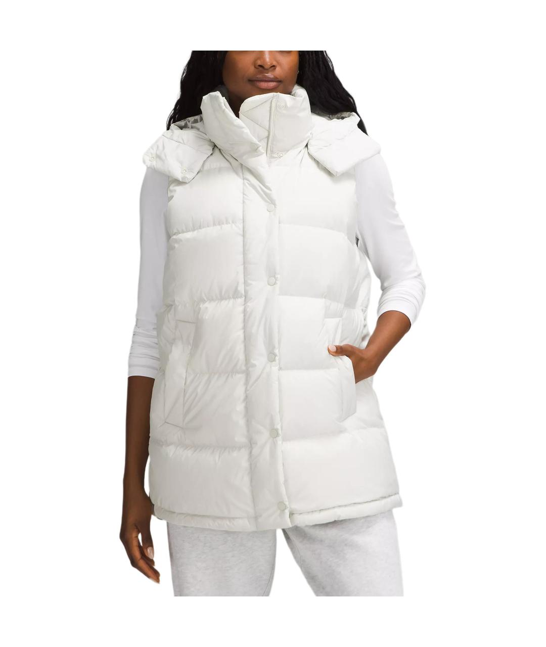 Lululemon Белый жилет, фото 4