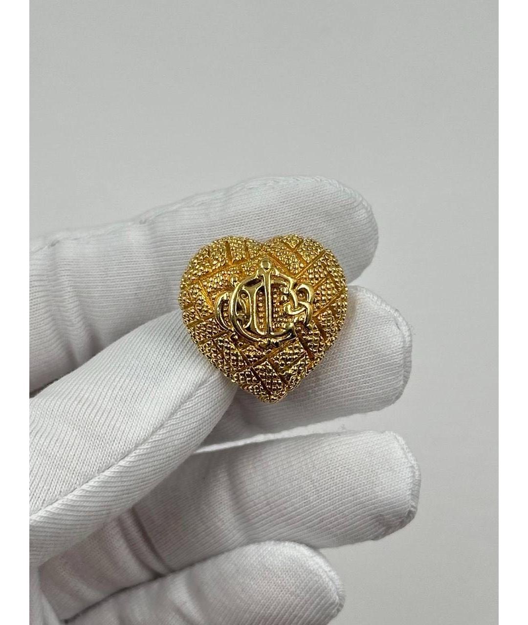 CHRISTIAN DIOR Золотая позолоченная булавка / брошь, фото 5