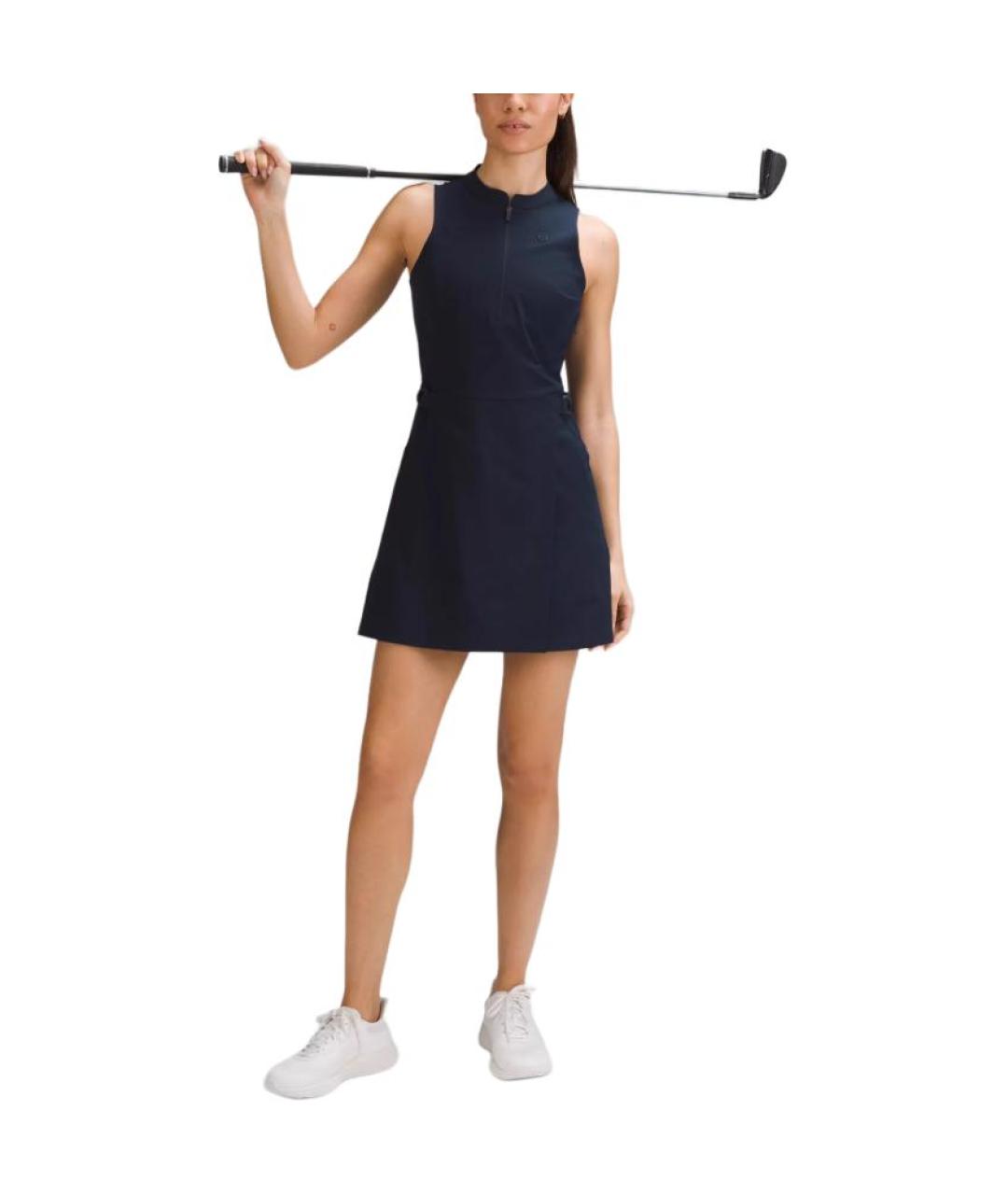 Lululemon Синее повседневное платье, фото 4