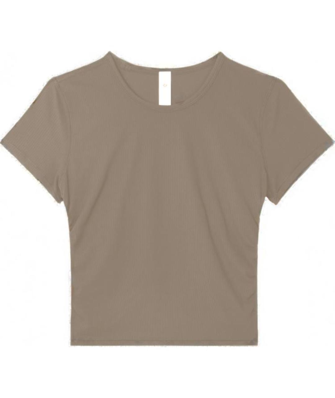 Lululemon Коричневая футболка, фото 1