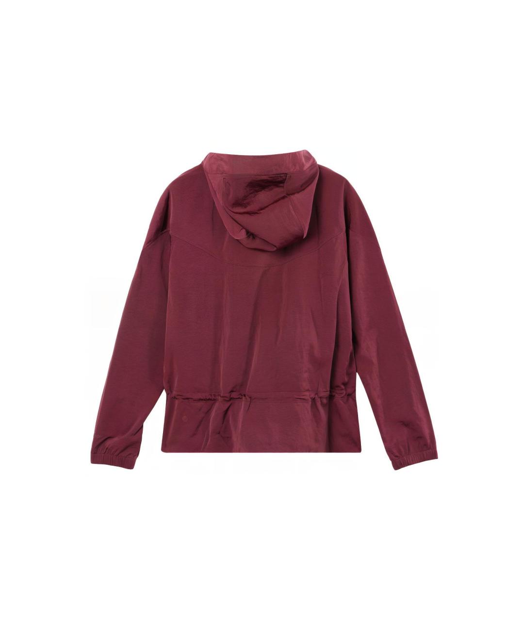 Lululemon Бордовая полиамидовая куртка, фото 2