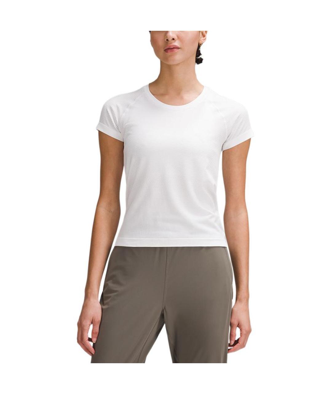 Lululemon Белая футболка, фото 4