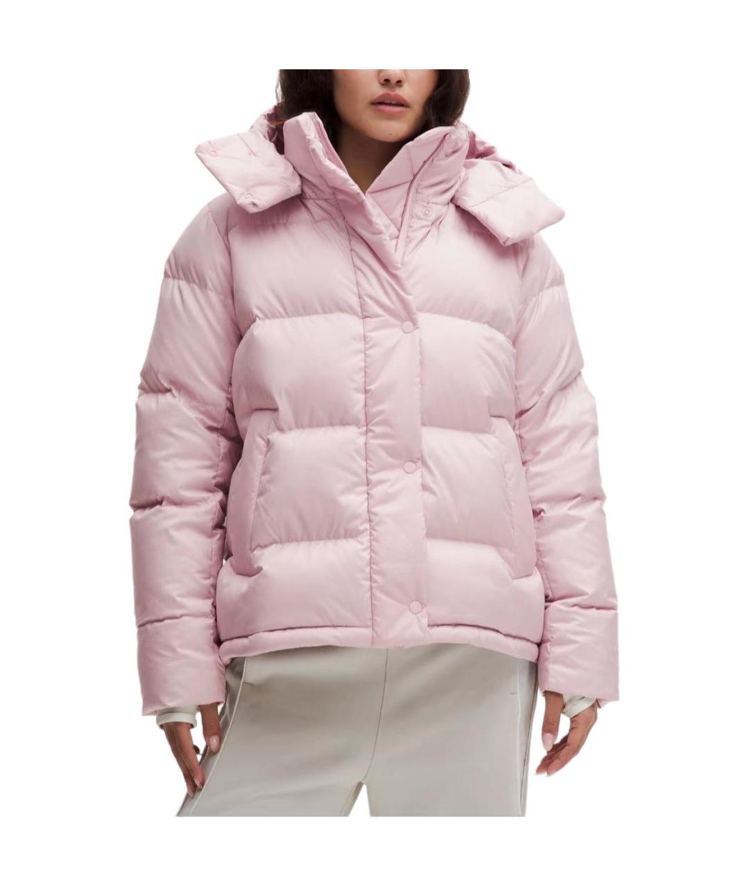 Lululemon Розовый пуховик, фото 4