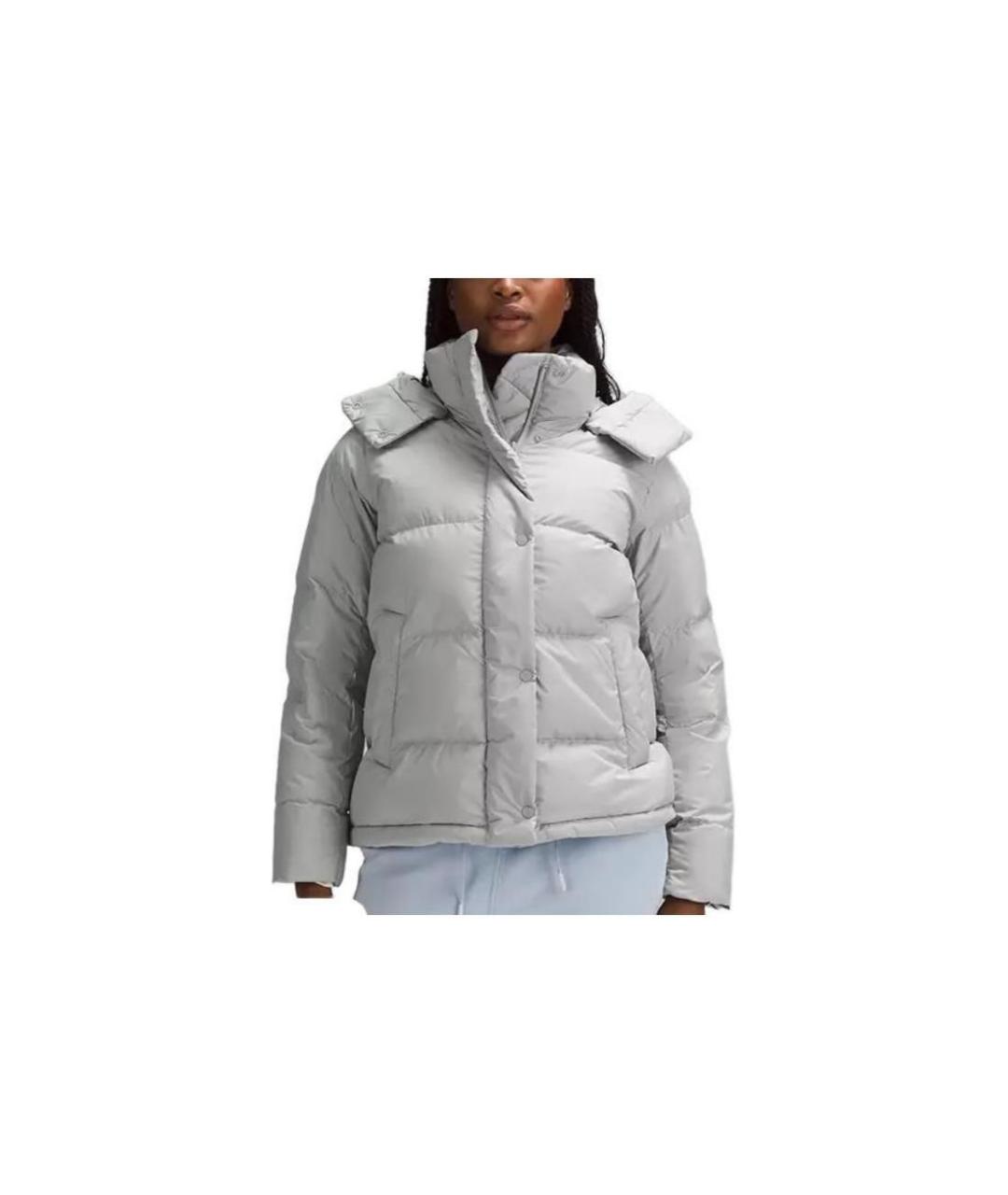 Lululemon Серебряная полиамидовая куртка, фото 3