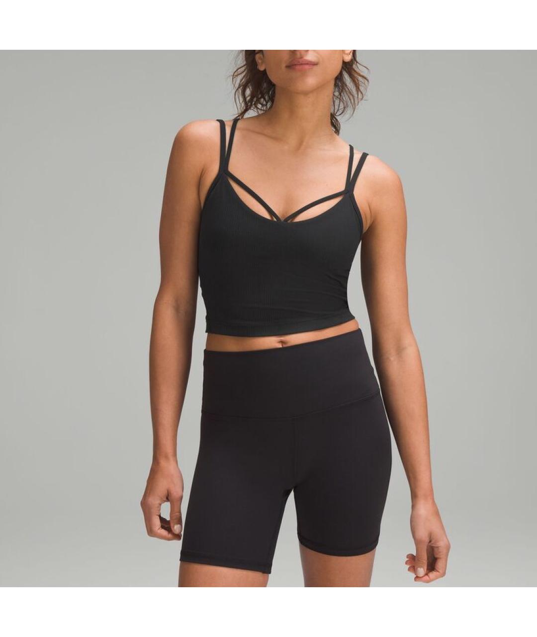 Lululemon Черная майка, фото 4