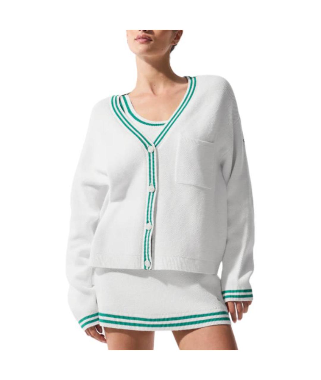 ALO YOGA Белый кардиган, фото 4