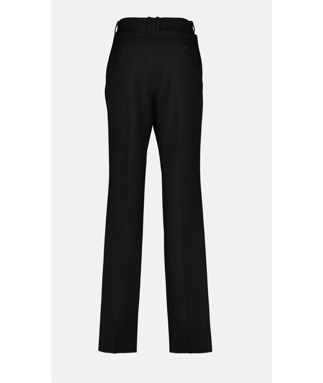 SAINT LAURENT Черный шерстяной костюм с брюками, фото 4