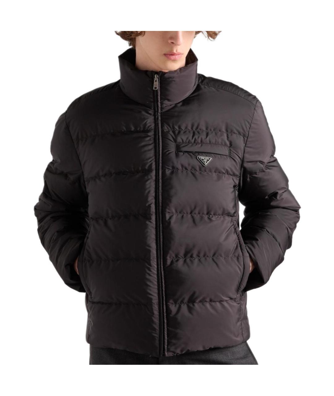 PRADA Черный пуховик, фото 2
