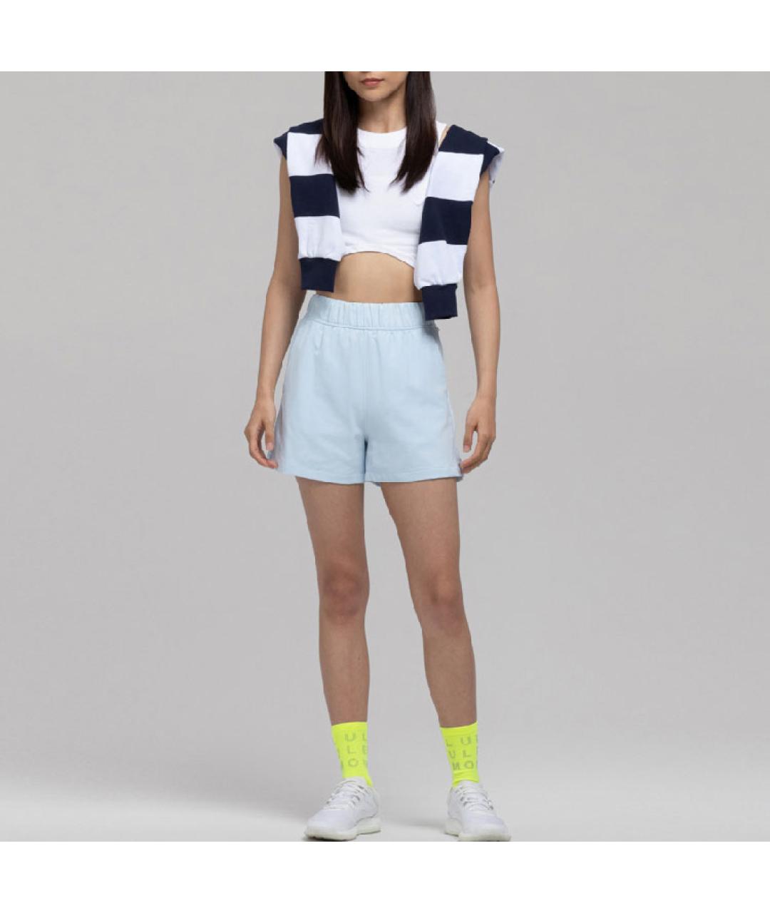 Lululemon Голубые спортивные брюки и шорты, фото 2