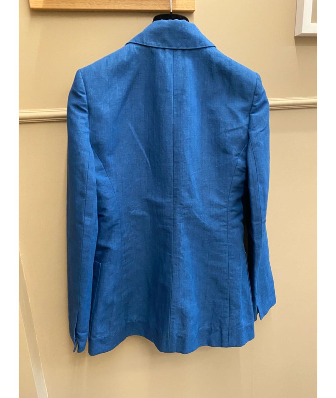 LOUIS VUITTON Голубой льняной жакет/пиджак, фото 2