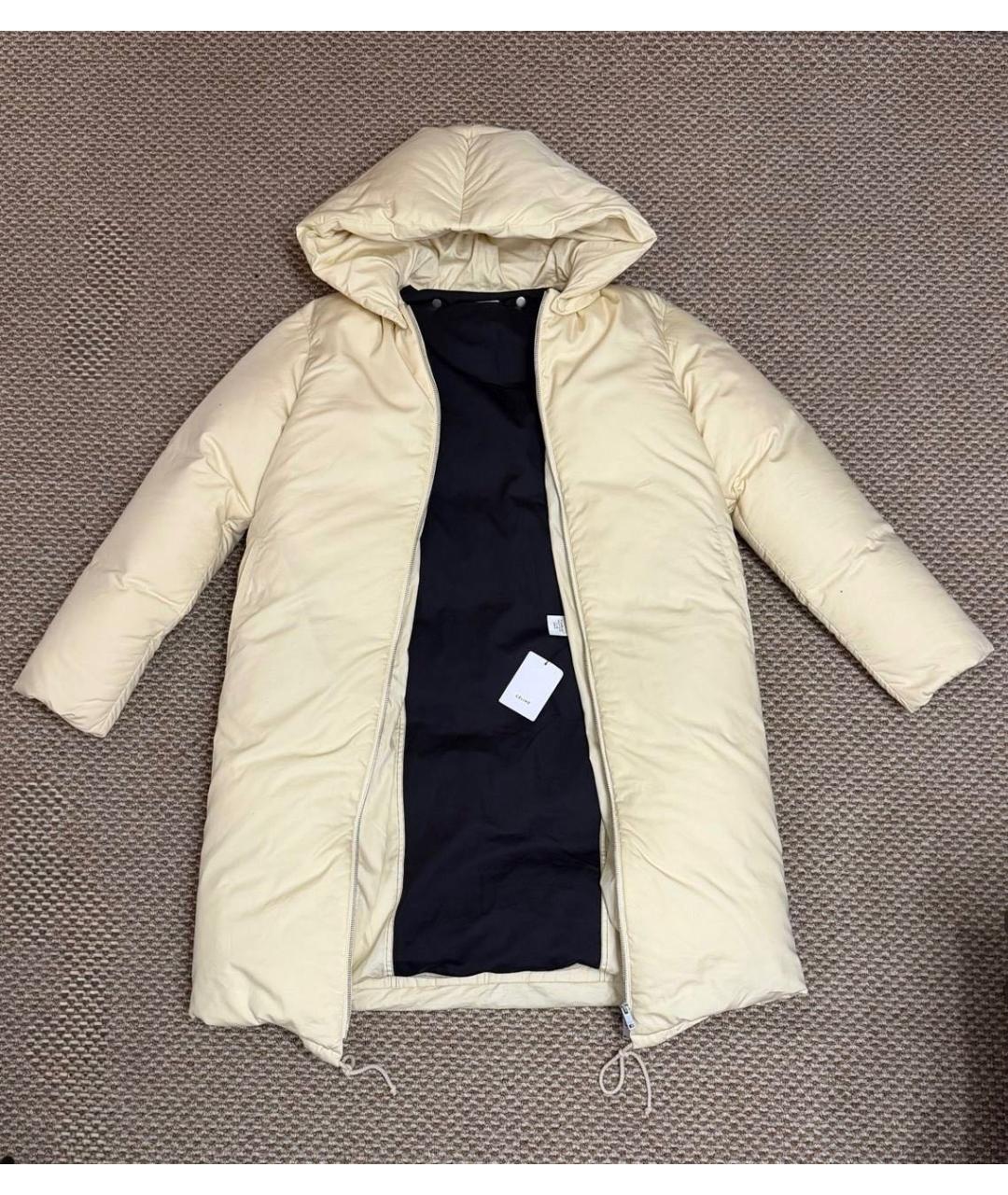 CELINE Бежевый хлопковый пуховик, фото 5