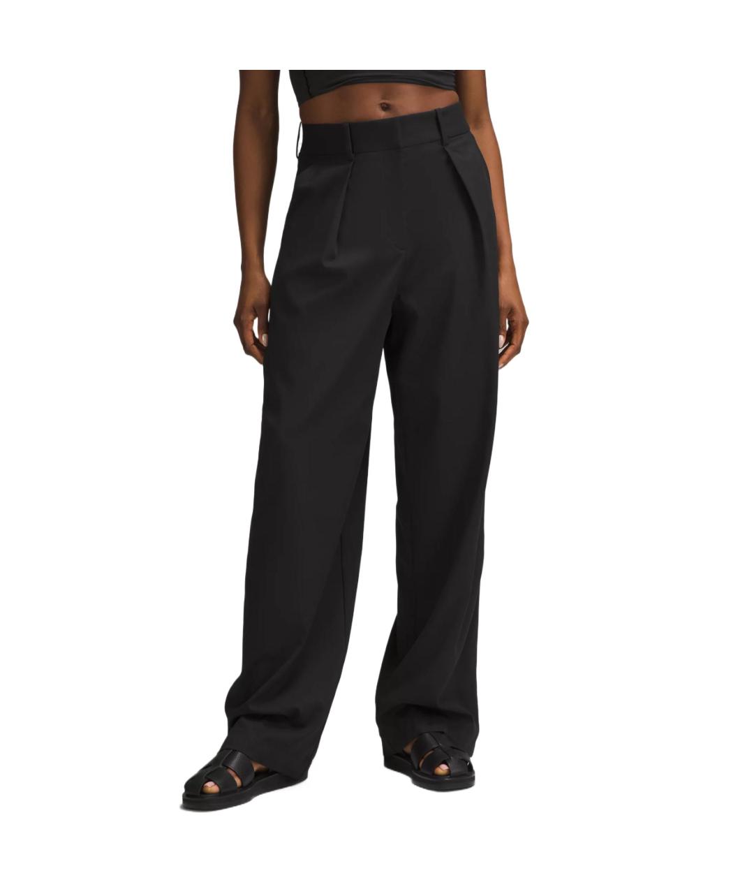 Lululemon Черные прямые брюки, фото 3