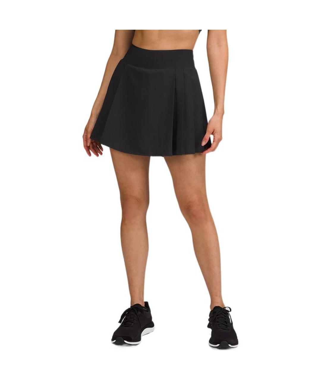 Lululemon Черная юбка мини, фото 4