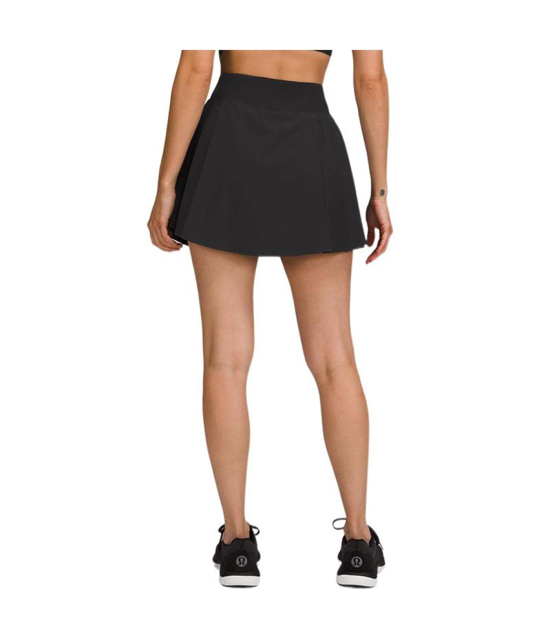 Lululemon Черная юбка мини, фото 3