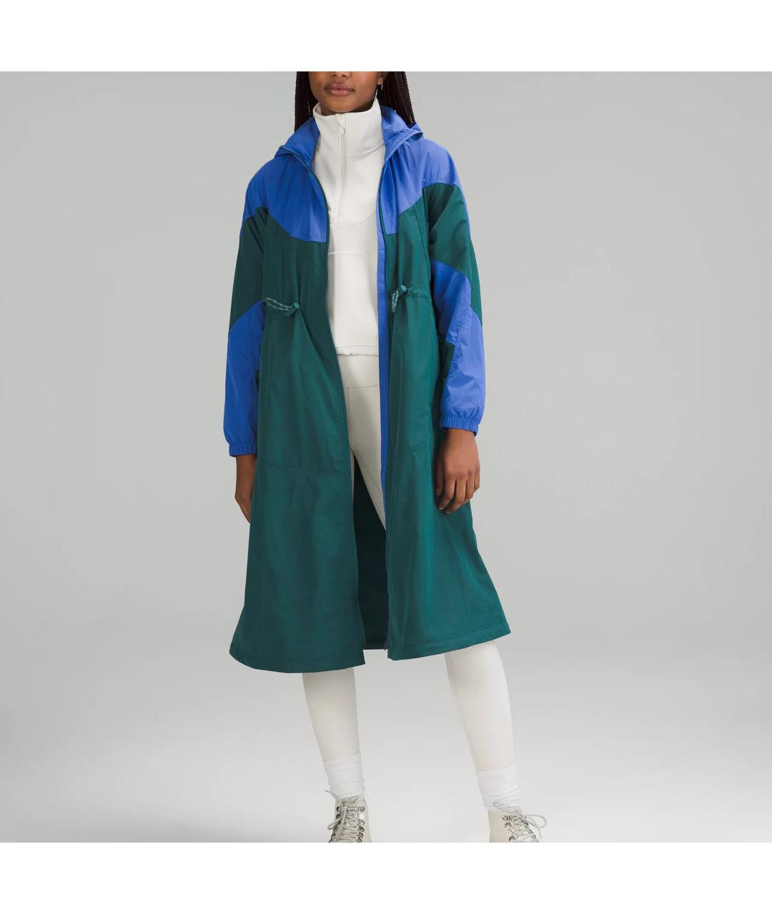 Lululemon Синий тренч/плащ, фото 4