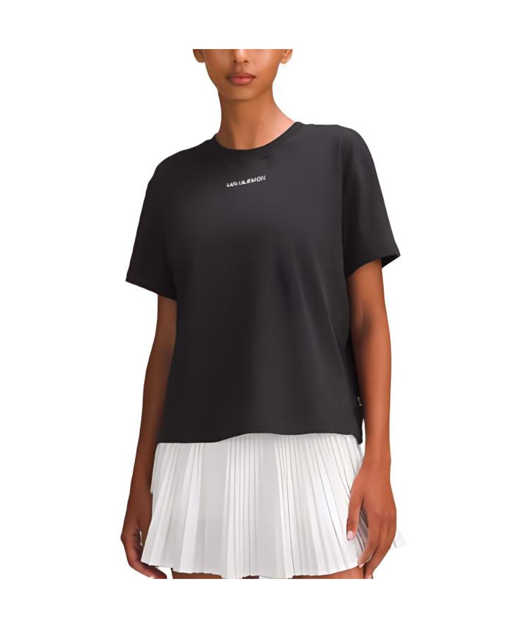 Lululemon Черная футболка, фото 3