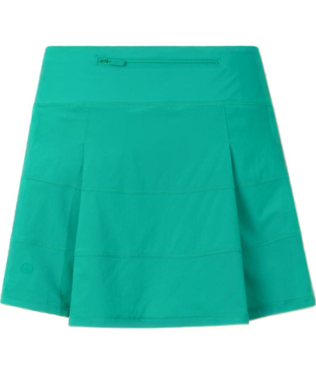 Lululemon Зеленая юбка мини, фото 2