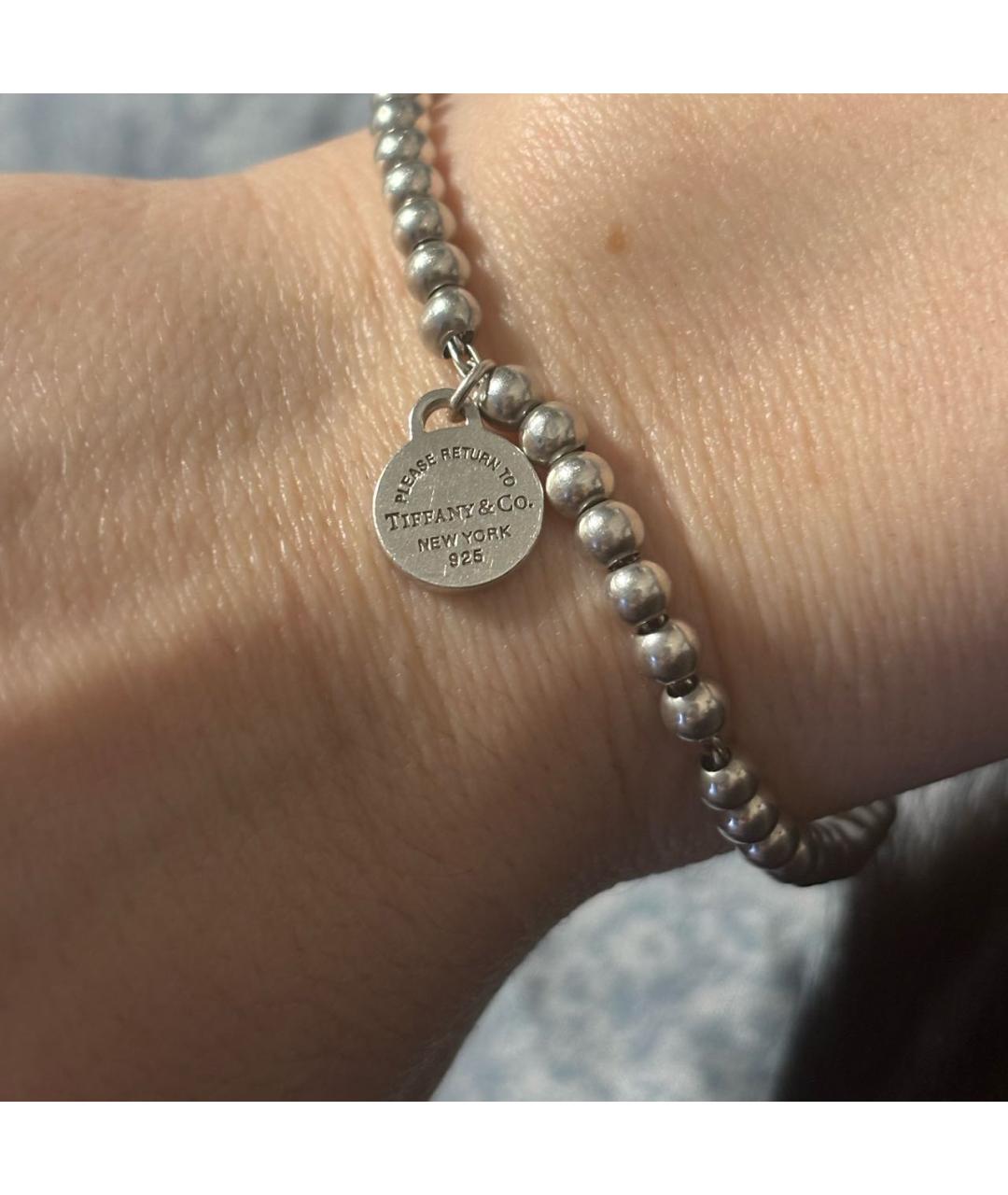 TIFFANY&CO Серебрянный серебряный браслет, фото 2