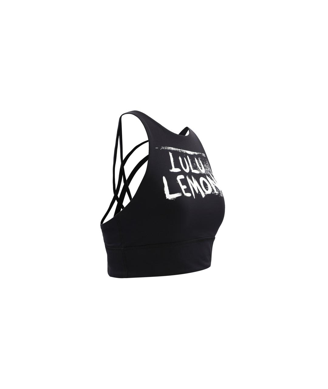 Lululemon Черная хлопковая майка, фото 3