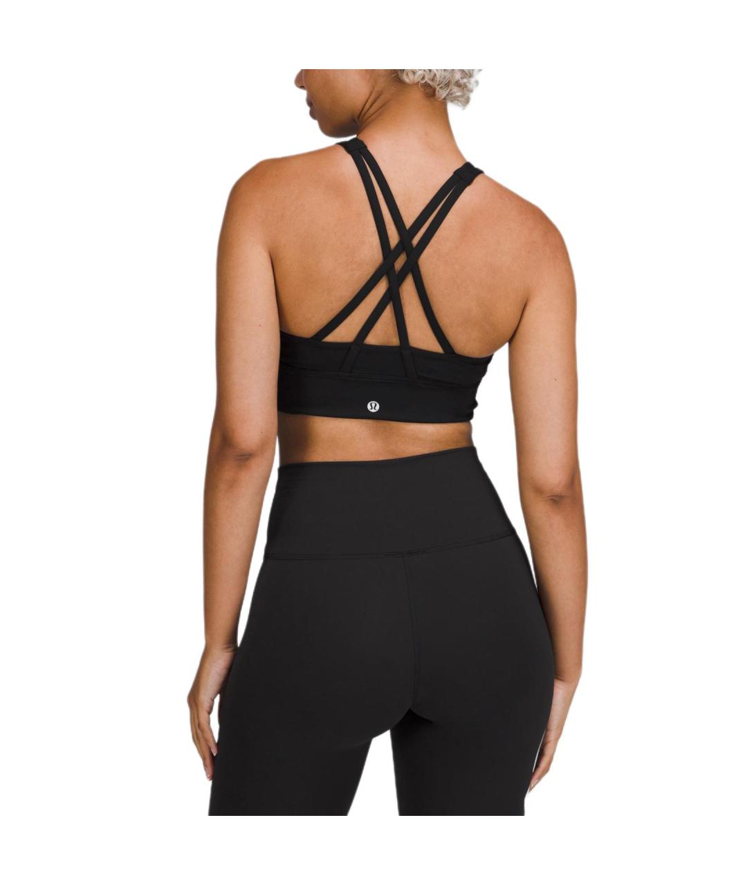 Lululemon Черная хлопковая майка, фото 5