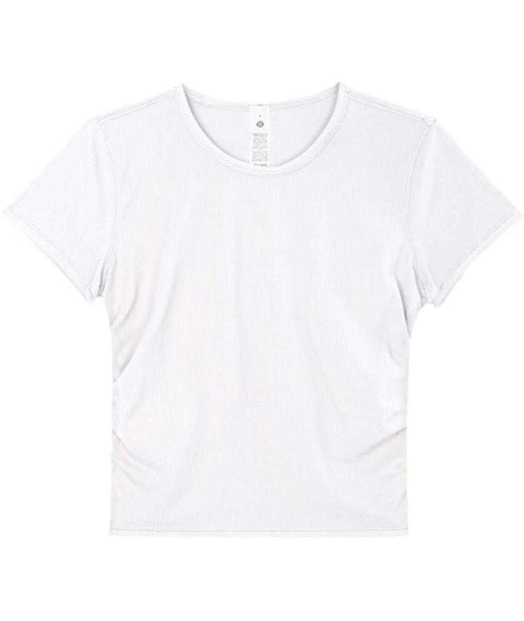 Lululemon Белая футболка, фото 1