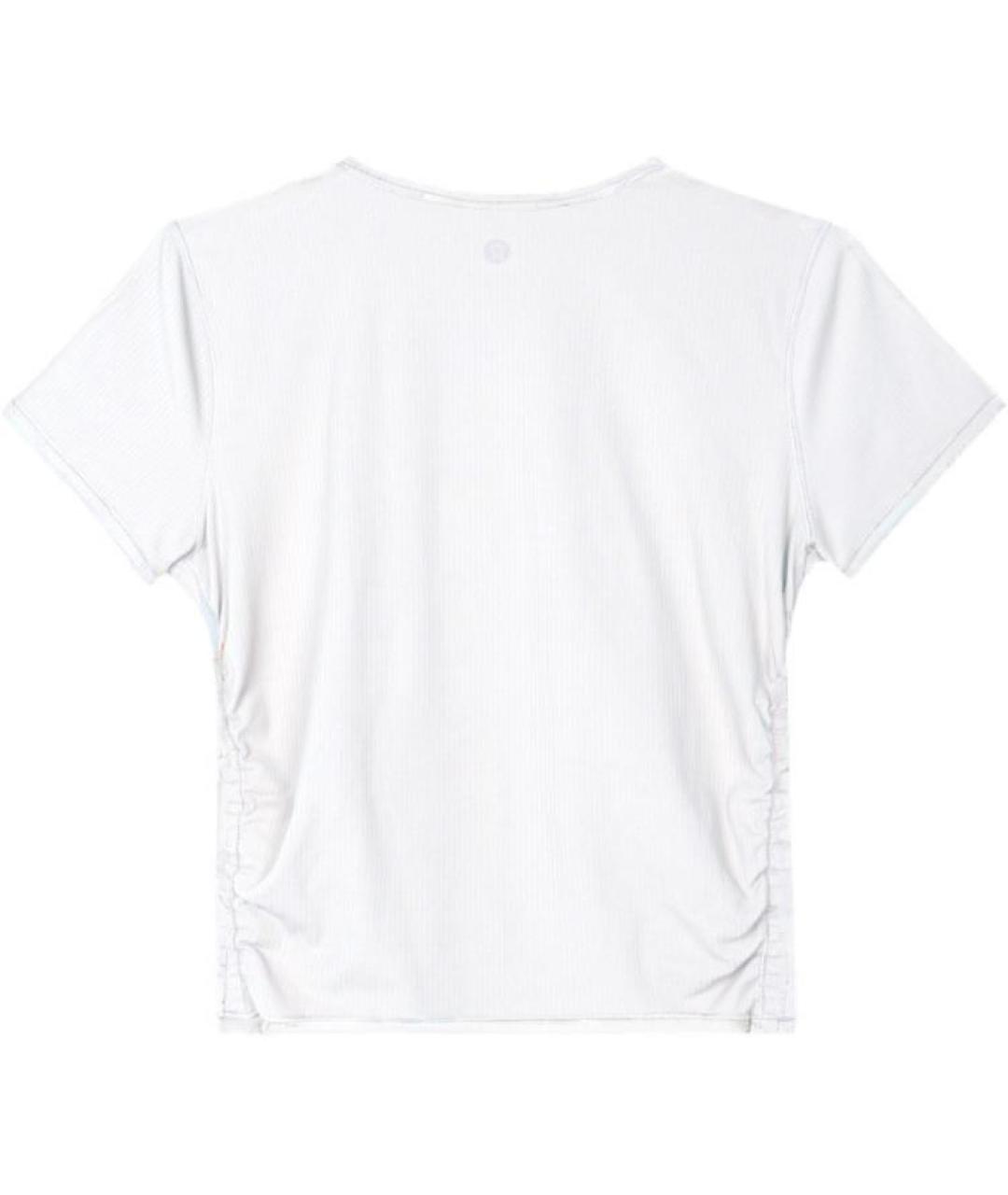 Lululemon Белая футболка, фото 2