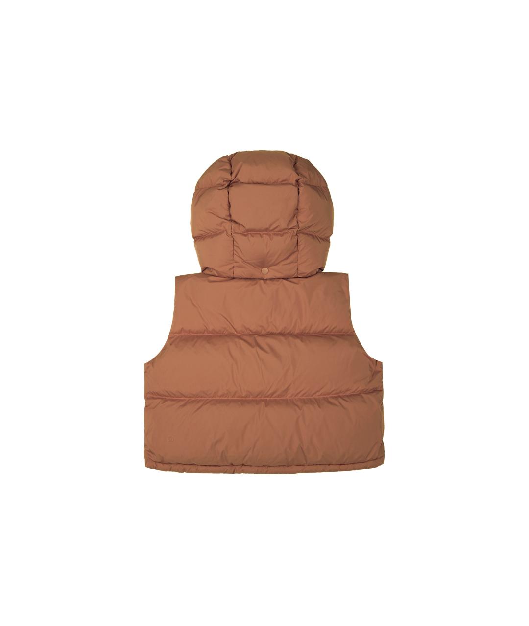 Lululemon Коричневый полиамидовый жилет, фото 2