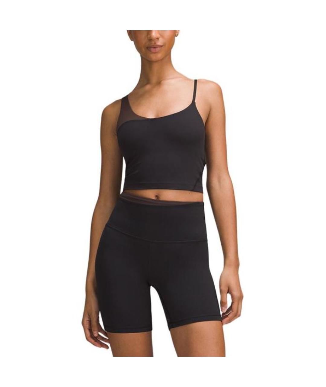 Lululemon Черная майка, фото 3