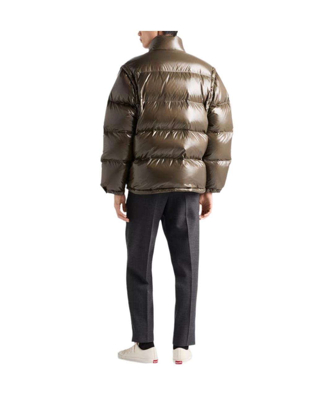 PRADA Зеленый пуховик, фото 3