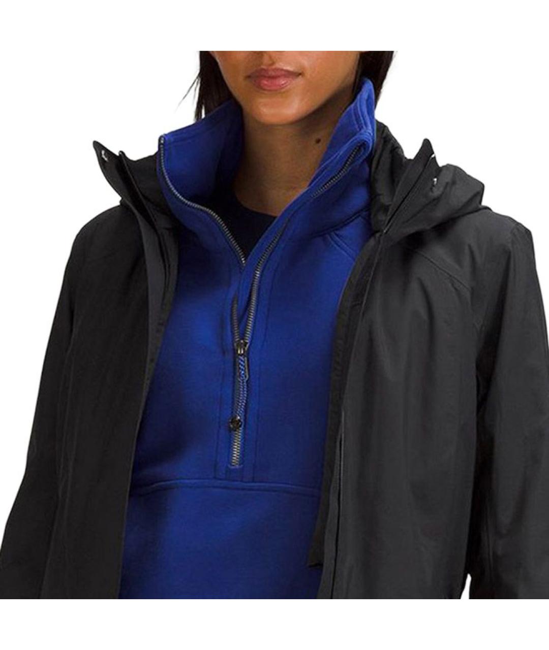 Lululemon Черный тренч/плащ, фото 4