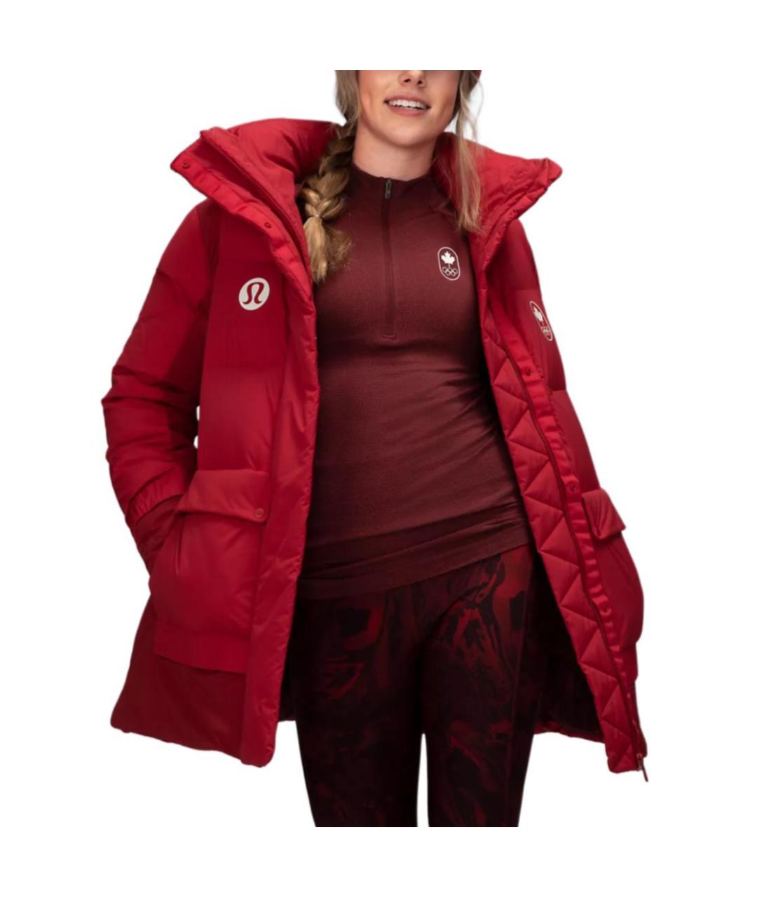 Lululemon Красная полиамидовая куртка, фото 4