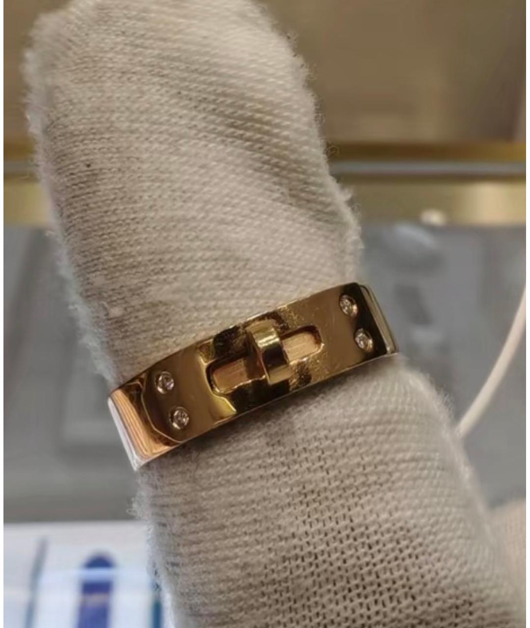 HERMES Золотое кольцо из розового золота, фото 5