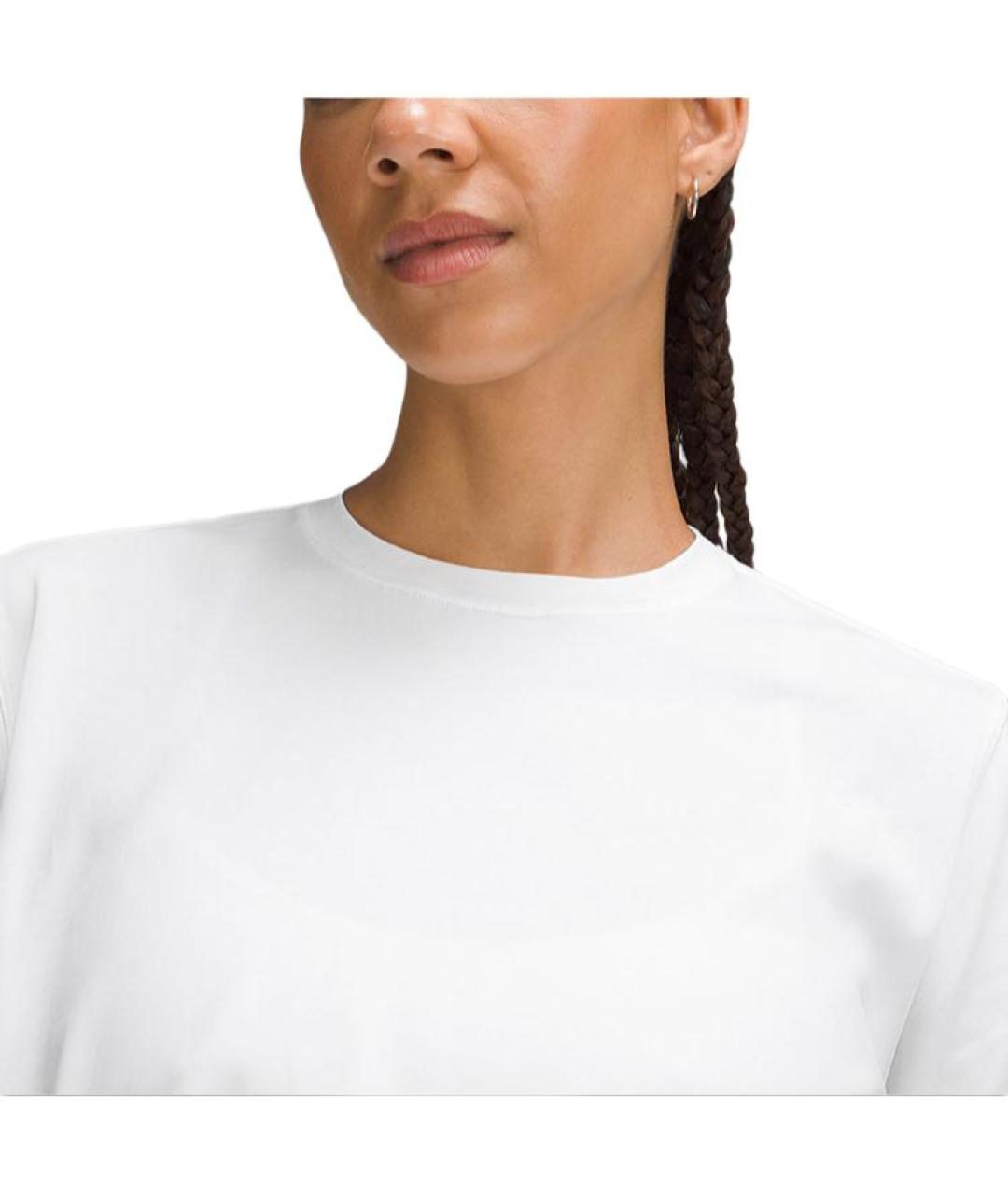 Lululemon Белая футболка, фото 4