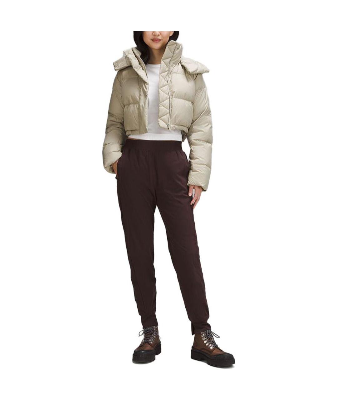 Lululemon Бежевая полиамидовая куртка, фото 5