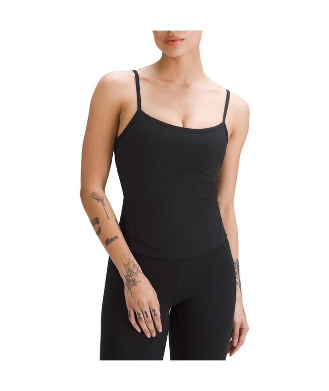 Lululemon Черная майка, фото 5