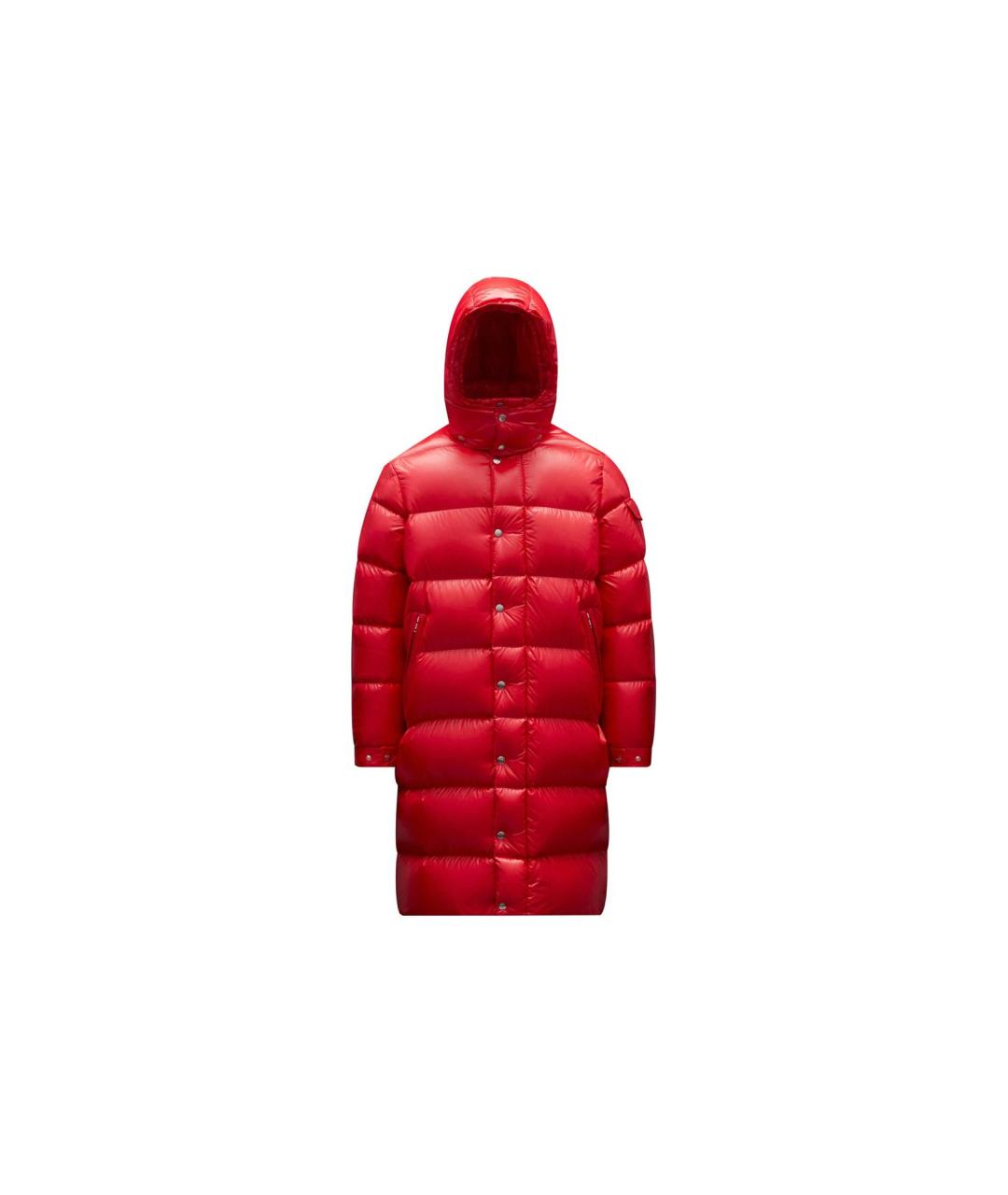 MONCLER Красный пуховик, фото 4