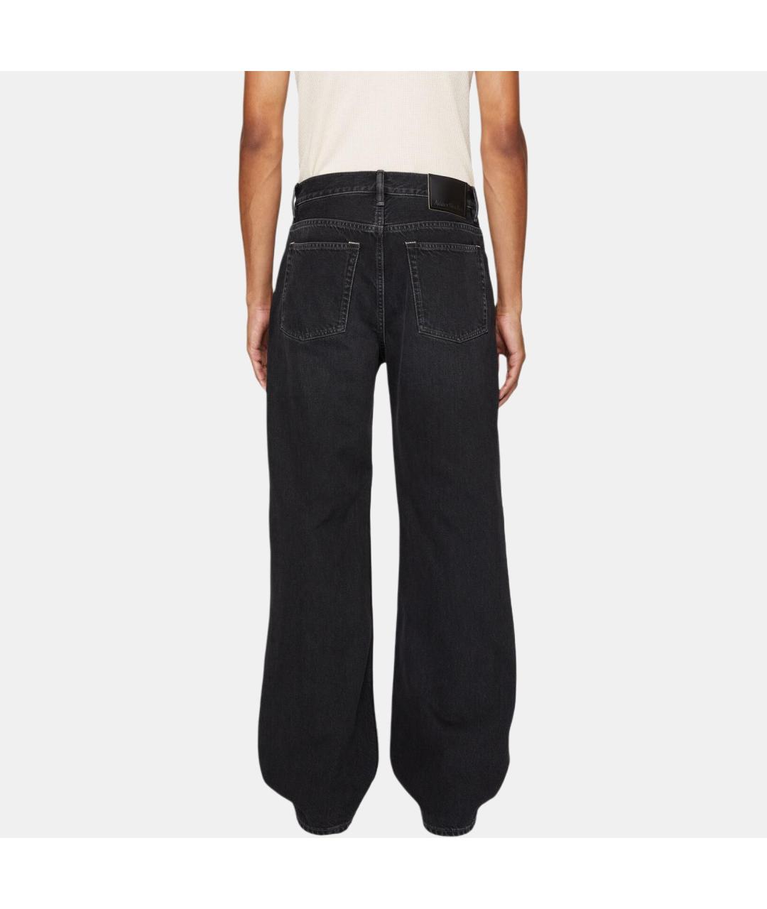 ACNE STUDIOS Черные хлопковые прямые джинсы, фото 5
