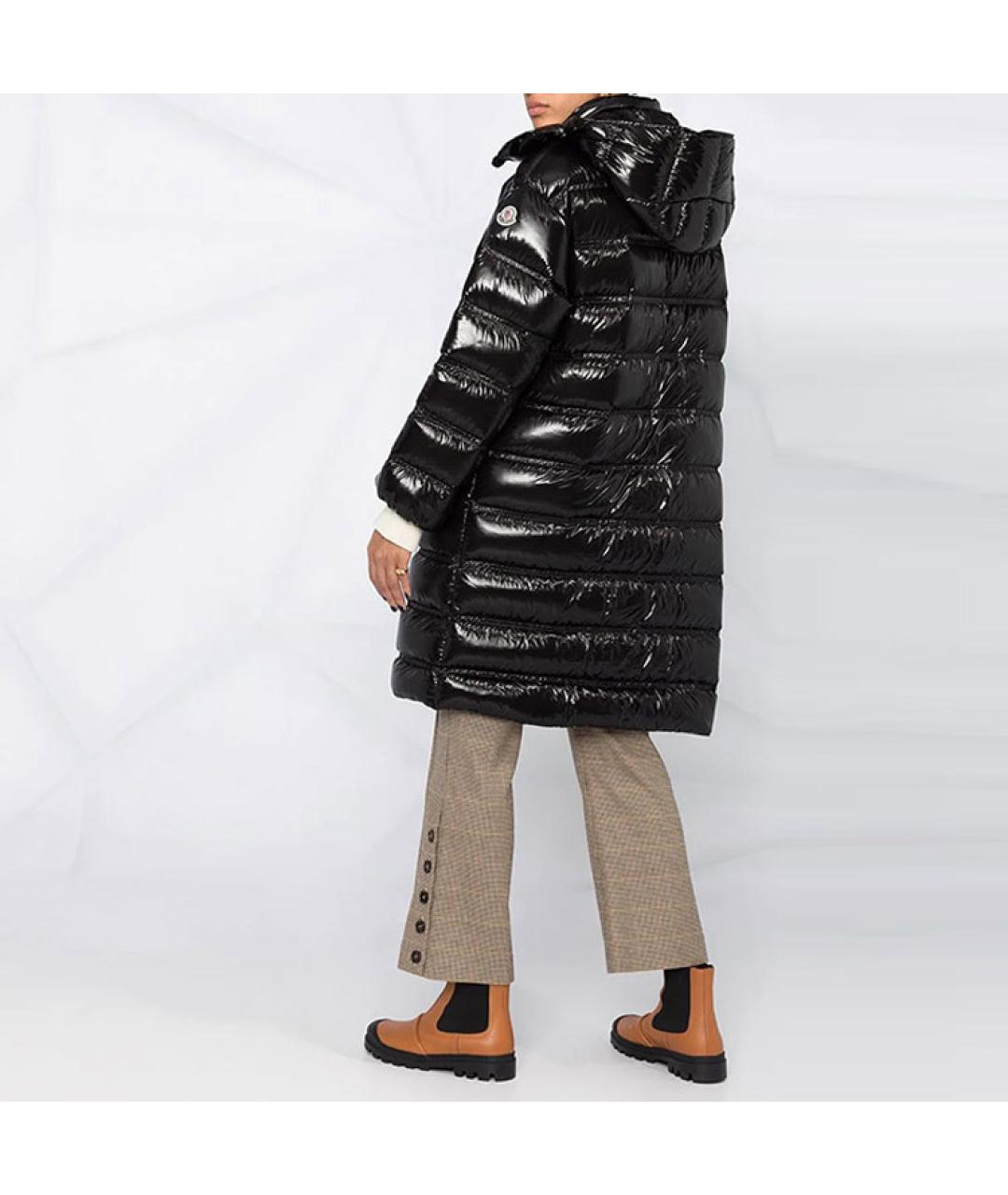 MONCLER Черный пуховик, фото 3