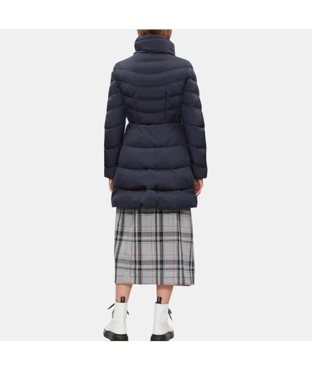 MONCLER Синий полиамидовый пуховик, фото 4