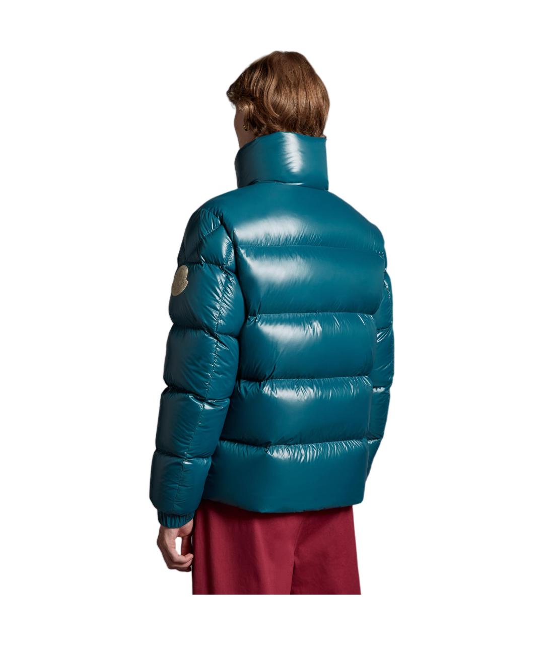 MONCLER Синий пуховик, фото 5