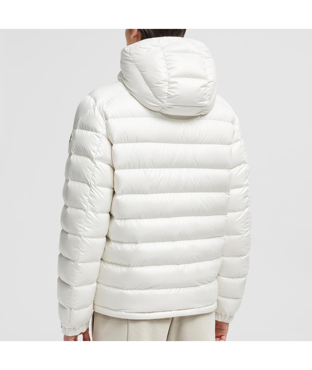 MONCLER Белый пуховик, фото 2