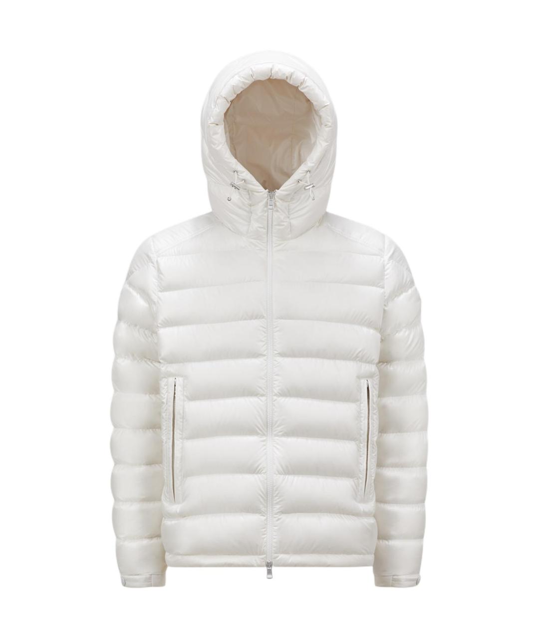 MONCLER Белый пуховик, фото 1
