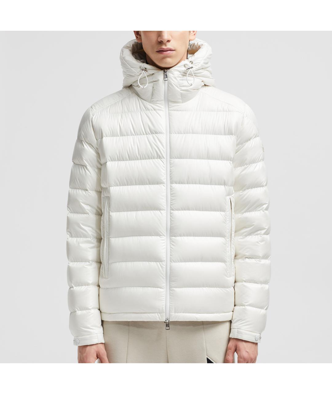 MONCLER Белый пуховик, фото 3