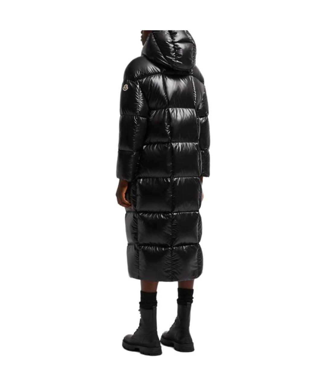 MONCLER Черный пуховик, фото 6