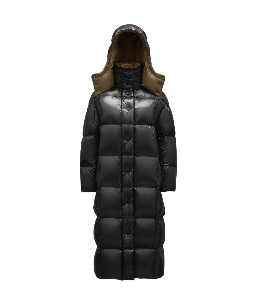 MONCLER Черный пуховик, фото 1