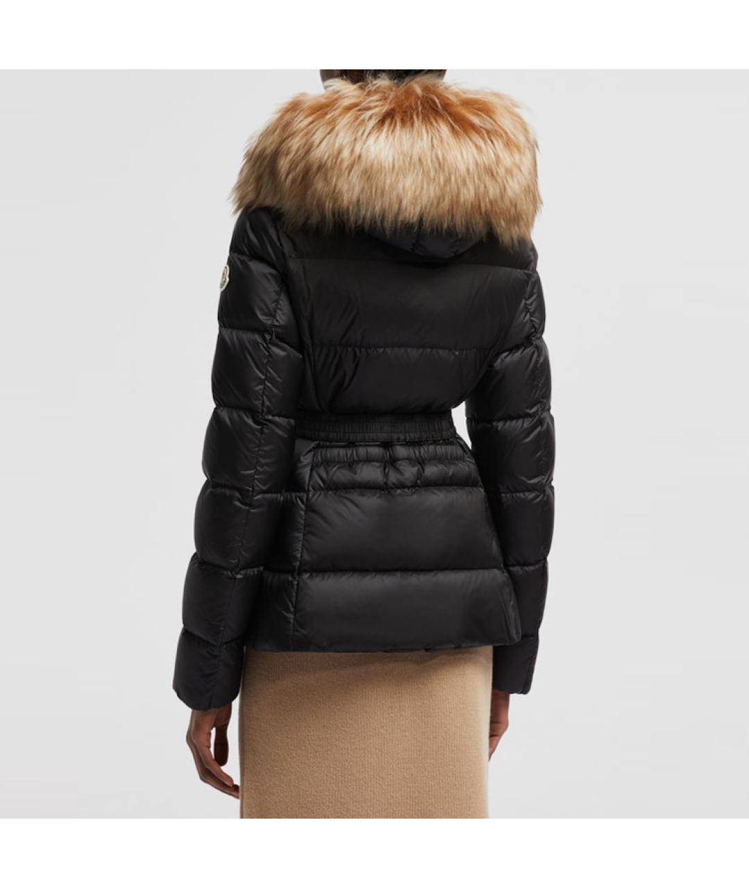 MONCLER Черный пуховик, фото 3