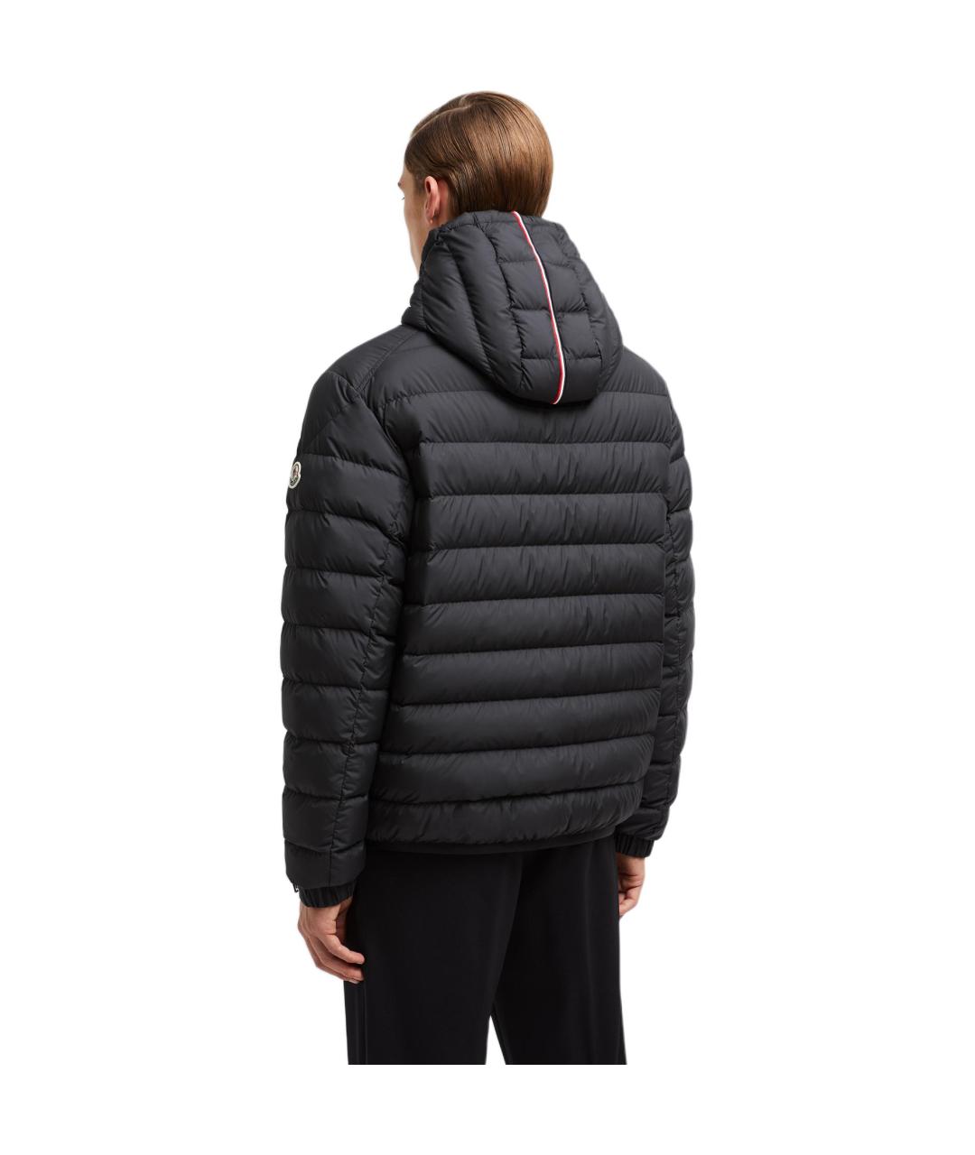 MONCLER Черный пуховик, фото 3